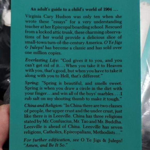 O Ye Jigs & Juleps! By Virginia Cary Hudson Paperback Book Americana 1987 - Picture 4 of 4